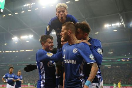 Burgstaller schießt Schalke ins Pokal-Halbfinale