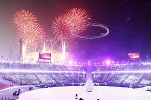 Feuerwerk, Tiger und Exoten: Die große Olympia-Feier