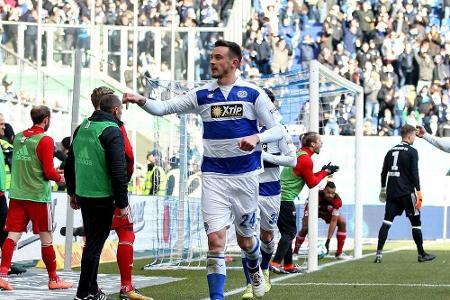 Duisburg gewinnt Verfolgerduell gegen Ingolstadt