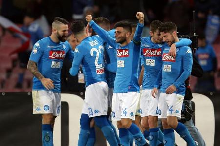 Neapel baut Tabellenführung aus
