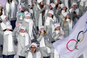 Russen-Heimkehr aus Pyeongchang: "Nichts kann unser Land brechen"