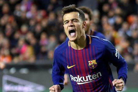 Barcelona im Pokalfinale - Coutinho trifft