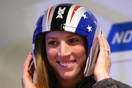 Rodlerin Hamlin trägt US-Fahne bei Olympia