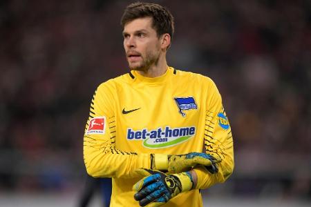 Hertha BSC hofft auf Jarstein-Rückkehr