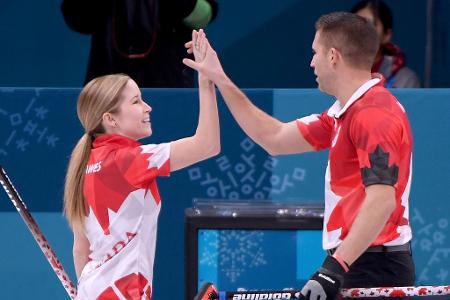Kanada als erstes Team im Mixed-Finale der Curler