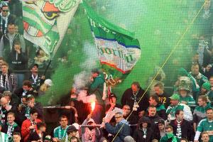 Hohe Strafe für Rapid Wien nach Fan-Randale