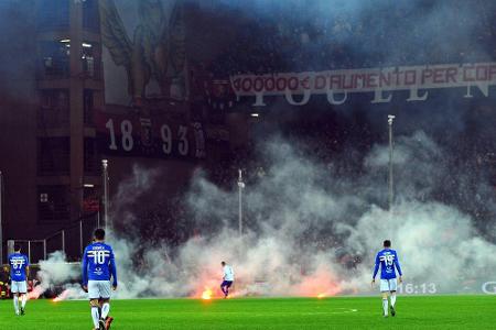 Krawalle in Italiens Fußball: Zahl der Verletzten und Anzeigen gestiegen