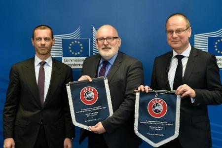 Kooperation zwischen UEFA und EU besiegelt