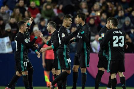 Real Madrid nach Pflichtsieg Tabellendritter
