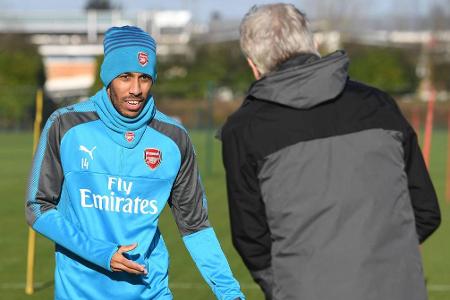 Am Donnerstag steht Aubameyang erstmals auf dem Trainingsplatz.