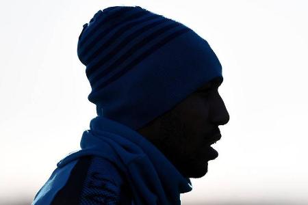 Der Fotograf erwischt den neuen Arsenal-Star im Profil.