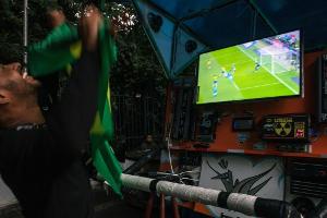 Nach Revanche-Sieg gegen Deutschland: Stadion in Belo Horizonte erstrahlt in Grün und Gelb