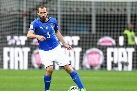 Italien ohne Chiellini gegen Argentinien und England