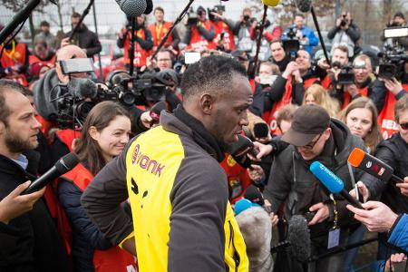 Riesiges Medieninteresse nach dem Training