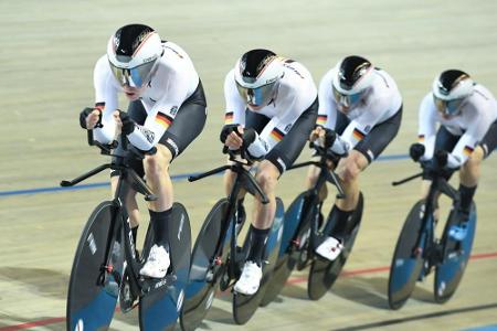 Bahnrad-WM: BDR-Vierer im Rennen um Bronze knapp geschlagen