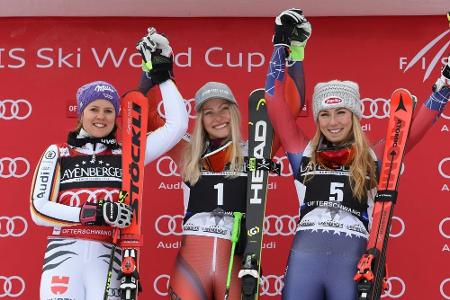 Zweite: Rebensburg hat kleine Kugel fast sicher, Shiffrin gewinnt Gesamt-Weltcup
