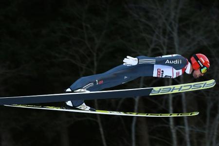 Rydzek nach dem Springen Siebter - Frenzel weit zurück