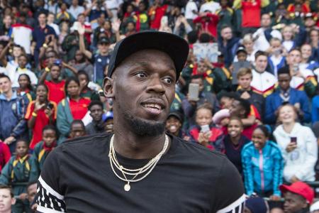 Usain Bolt trainiert beim BVB