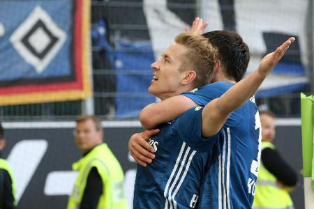 Gnadenloser HSV schockt Wolfsburg und ist wieder dran