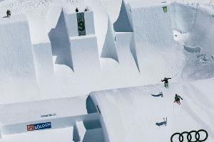 Skicross-Olympiasieger Leman gewinnt SlopeX-Wettbewerb bei Audi Nines - Hronek Dritter