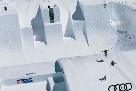 Skicross-Olympiasieger Leman gewinnt SlopeX-Wettbewerb bei Audi Nines - Hronek Dritter