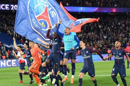 Paris St. Germain zum siebten Mal französischer Fußballmeister - 7:1 gegen Monaco