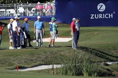 Profigolfer Gooch flüchtet vor Alligator: 