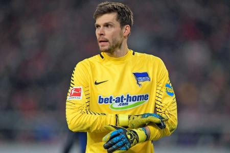 Hertha verlängert vorzeitig mit Keeper Jarstein