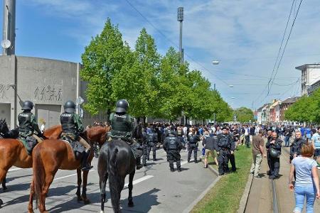 Nach Ausschreitungen: Mannheim droht harte Strafe