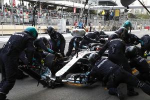 Bottas in Barcelona zunächst vorne - Hamilton schneller als Vettel