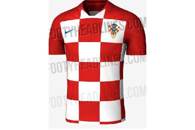 Die Muster des karierten Trikots der Kroaten fällt recht grob aus.
Bildquelle: footyheadlines