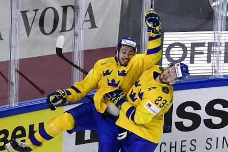Eishockey-WM: Titelverteidiger Schweden und USA im Viertelfinale