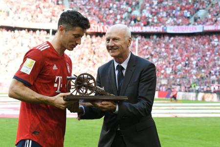 29 Treffer: Münchens Lewandowski zum dritten Mal Torschützenkönig