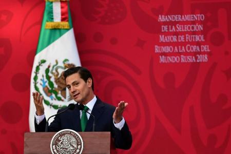 Mexikos Staatspräsident Nieto beschwört Einheit zur WM 2026