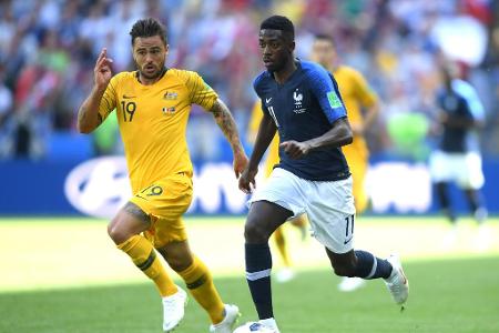 <p>Beim knappen Auftaktsieg gegen Australien blieb Dembélé weit hinter seinen Erwartungen zurück. Torschüsse oder gefährlich...