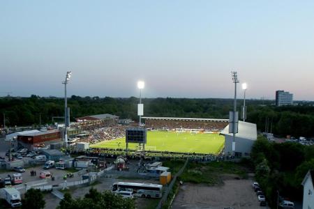 Teilabriss im Kieler Holstein-Stadion hat begonnen