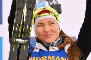 Biathlon-Olympiasiegerin Domratschewa tritt zurück