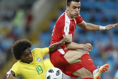 Starke Brasilianer erreichen locker das Achtelfinale