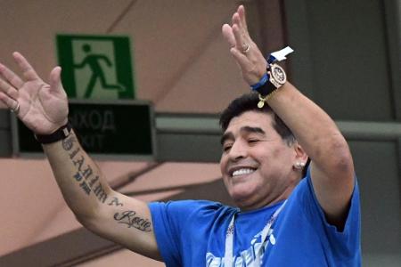 Maradona gibt Entwarnung nach Kreislaufproblemen: 