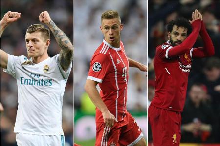 Die UEFA hat den besten Kader der Champions-League-Saison 2017/18 gewählt. Unter den 18 Auserwählten befinden sich auch Real...