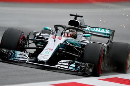 Formel 1: Hamilton setzt Tagesbestzeit - Vettel Schnellster der zweiten Einheit