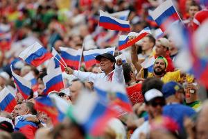 Tausende Fans feiern russisches Team nach WM-Aus