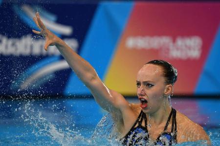 Schwimm-EM: Bojer im Synchron-Solo Zehnte