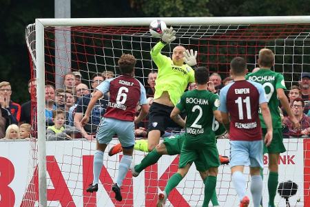 Bochum scheitert beim Pokal-Debütanten Flensburg