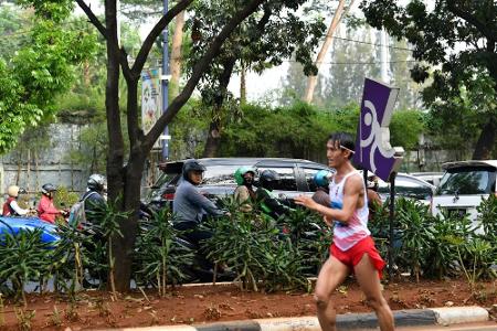 Hitze und schlechte Luft: Geher bricht bei Asienspielen zusammen