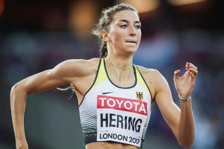 Hering qualifiziert sich über 800 m für das Halbfinale