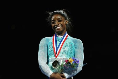 Alle fünf Titel: Turn-Olympiasiegerin Biles bei US-Meisterschaften überragend
