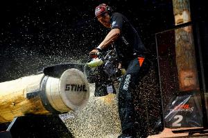 Ebner erneut bester Sportholzfäller Deutschlands