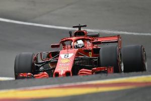 Vettel vor Räikkönen: Ferrari dominiert auch im letzten Spa-Training