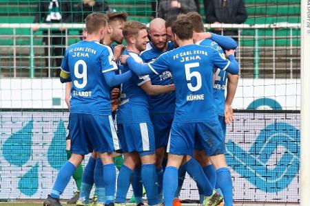3. Liga: Jena schlägt Zwickau